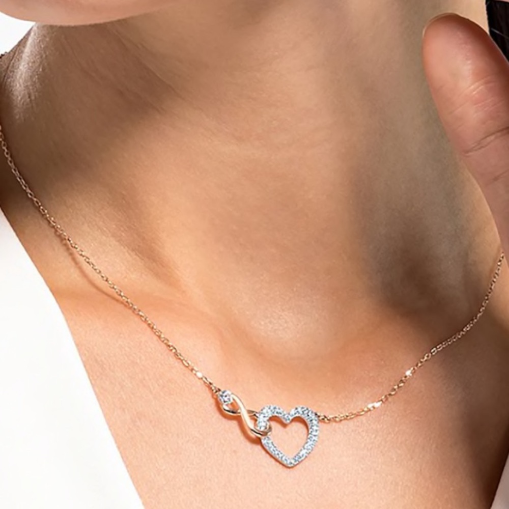 Swarovski Infinity Heart Necklace